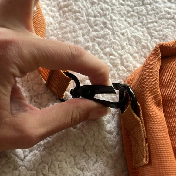 Adventurist Backpack Co. Nomad Crosssbody Sling Bag Hiking Outdoor Travel Orange - Picture 14 of 15